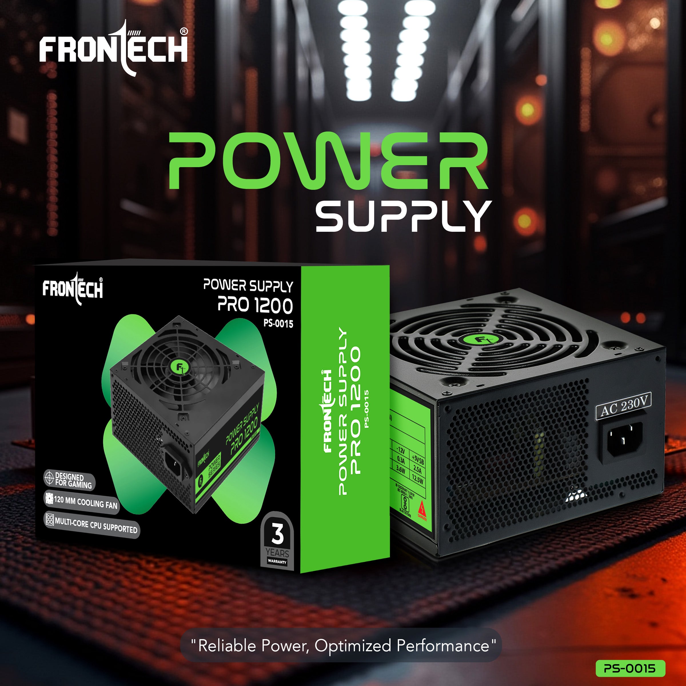 Frontech PRO 1200 PS-0015: High-Performance Power Supply Engineered for Peak Performance and Precision Frontech PRO 1200 PS-0015: High-Performance Power Supply Engineered for Peak Performance and Precision